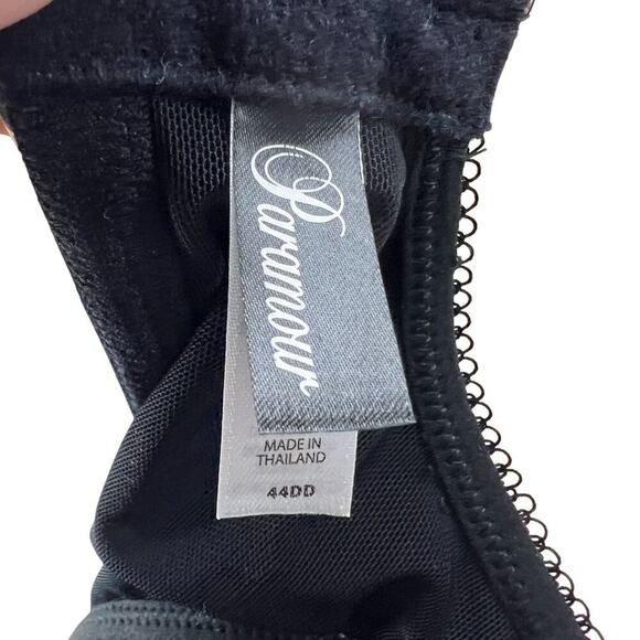 Paramour Celestial Breathable Full Coverage Contour Bra Black 135160 44DD - Picture 3 of 6